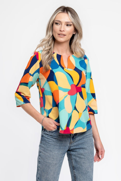 Natalee Fashion Bluză Bluza tip camasa multicolor Sara