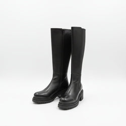 Cizme damă negre cu talpă groasă Natalee