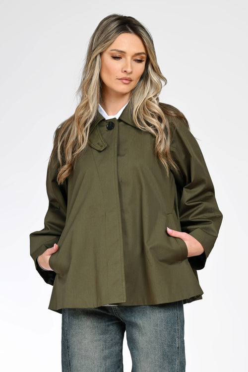 Jachetă damă din bumbac cu croială modernă Natalee Fashion