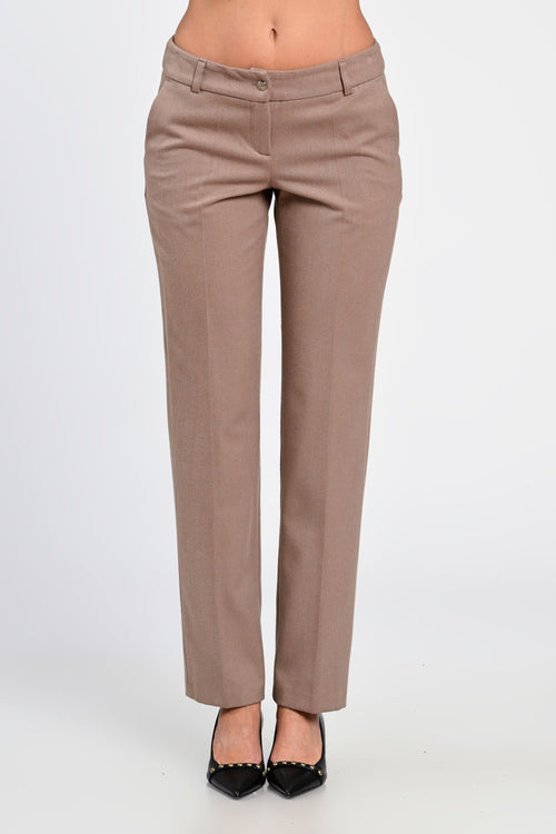 Pantaloni damă bej Sofia Natalee