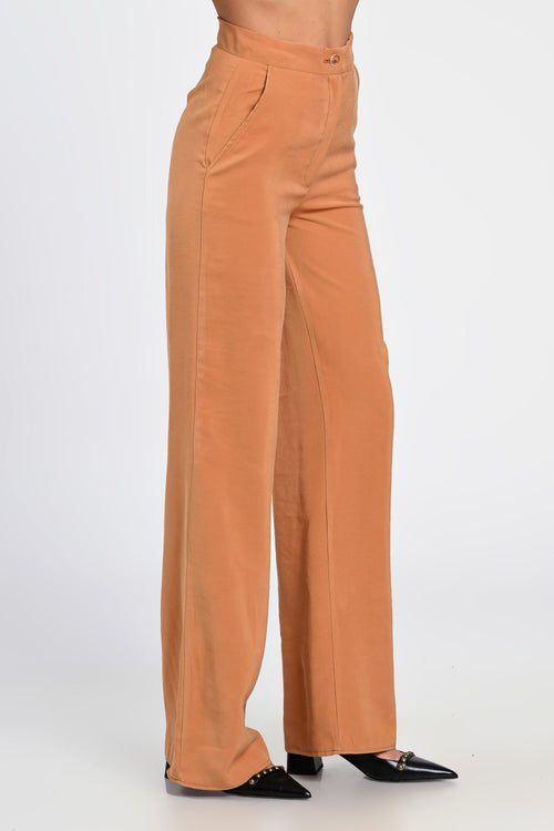 Pantaloni damă camel Amira Natalee