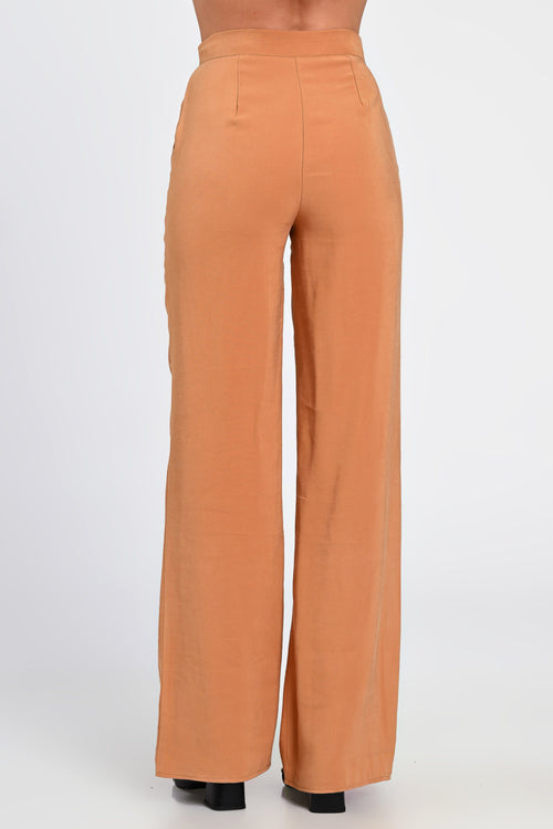 Pantaloni damă camel Amira Natalee