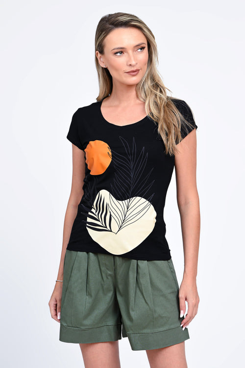 Pantaloni scurți damă verzi cu pense Amara Natalee Fashion