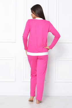 Natalee Fashion Pijamale Dama Pijama dama roz pinguini