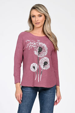 Puloverul damă roz pudrat Miruna Natalee Fashion