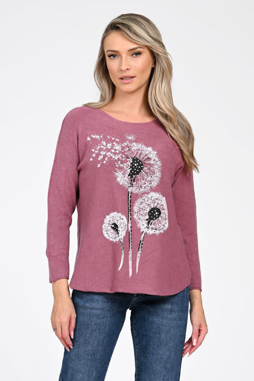 Puloverul damă roz pudrat Miruna Natalee Fashion