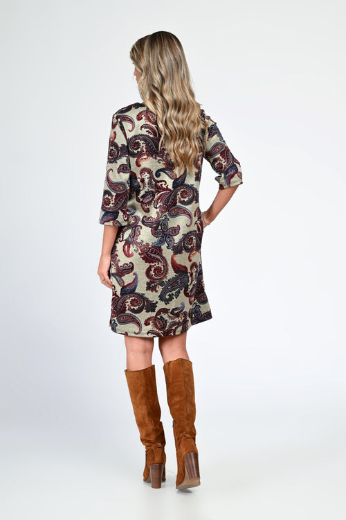 Rochia damă casual paisley Eliza Natalee Fashion