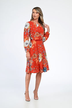 Rochia damă florală Irina Natalee Fashion