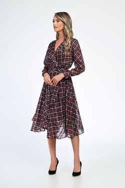 Rochia damă geometrică Roxana Natalee Fashion