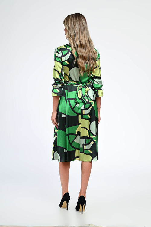 Rochia damă geometrică Selena Natalee Fashion