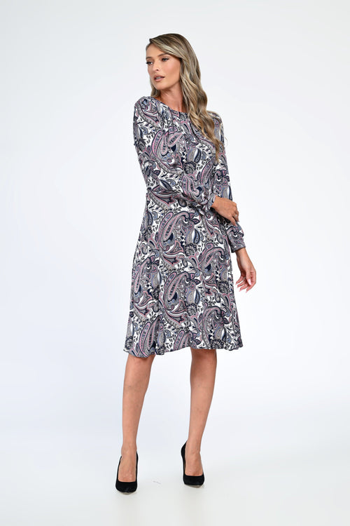 Rochia damă paisley Amalia Natalee Fashion