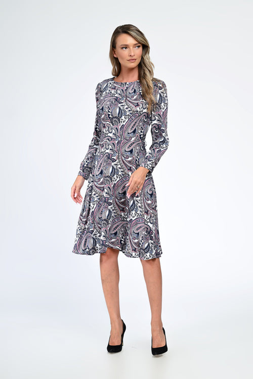 Rochia damă paisley Amalia Natalee Fashion