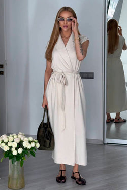 Rochie crem de vara Carina Natalee