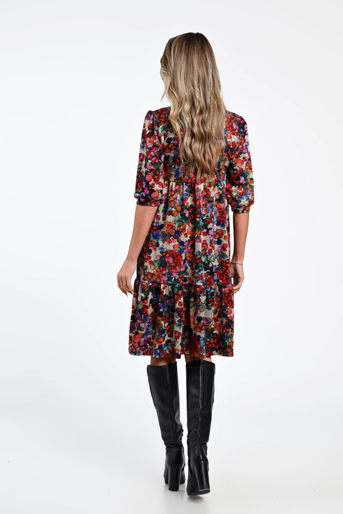 Rochie cu imprimeu floral Adelina Natalee