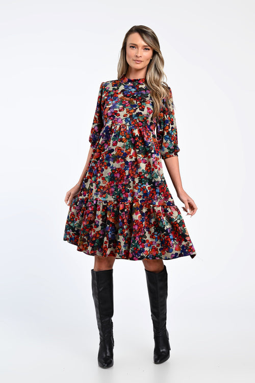 Rochie cu imprimeu floral Adelina Natalee