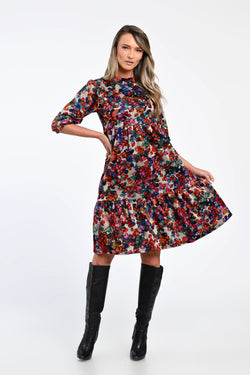Rochie cu imprimeu floral Adelina Natalee