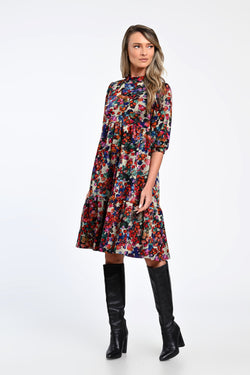 Rochie cu imprimeu floral Adelina Natalee