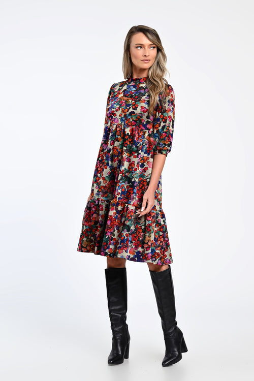 Rochie cu imprimeu floral Adelina Natalee