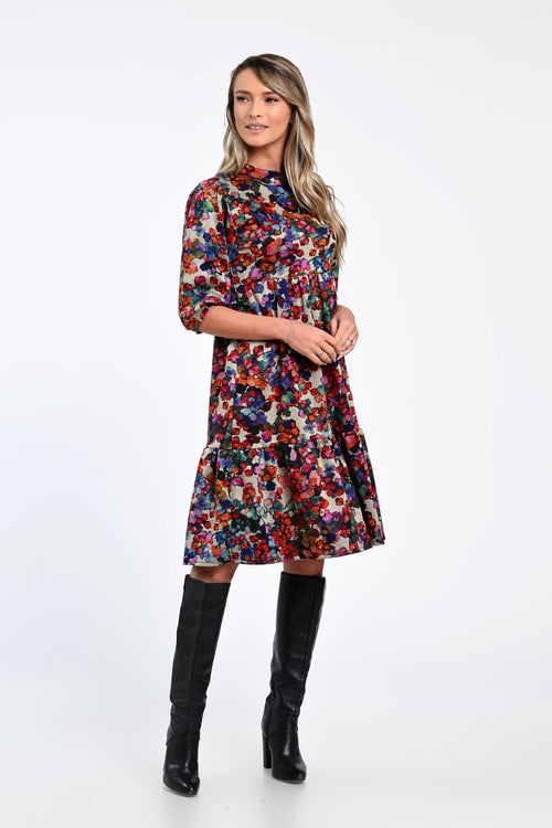 Rochie cu imprimeu floral Adelina Natalee