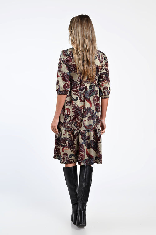 Rochie cu imprimeu paisley Ilinca Natalee