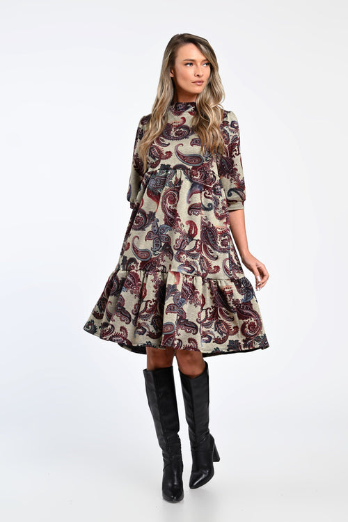 Rochie cu imprimeu paisley Ilinca Natalee