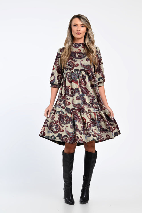 Rochie cu imprimeu paisley Ilinca Natalee