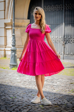 Rochie dama de vara cyclamen Maya Natalee Fashion