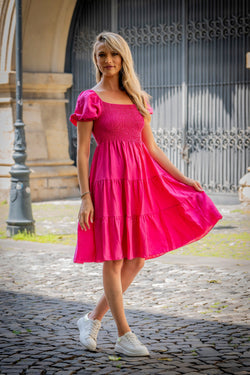 Rochie dama de vara cyclamen Maya Natalee Fashion