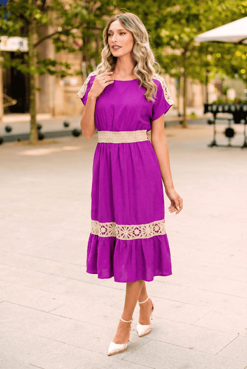 Rochie damă fucsia Amara Natalee