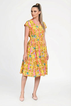 Rochie damă imprimeu floral Teodora Natalee