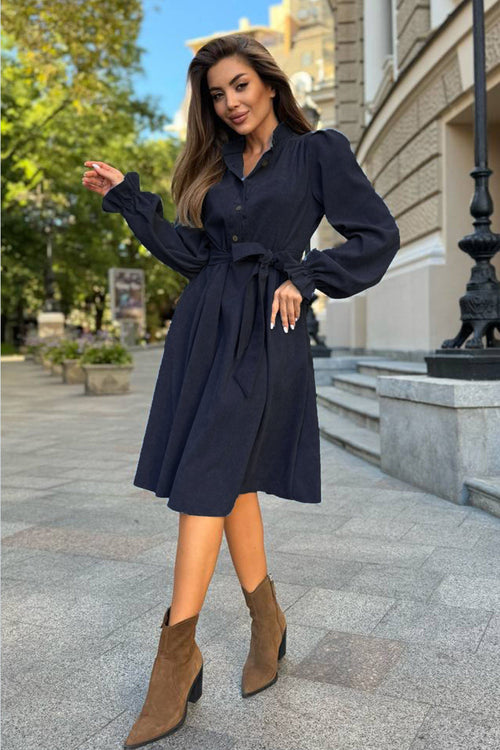 Rochie dama navy Sofia Natalee Fashion