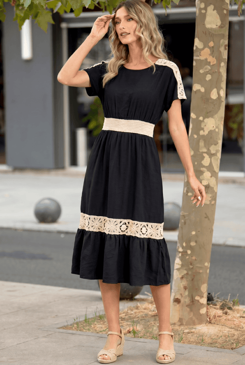 Rochie damă neagră Elina Natalee