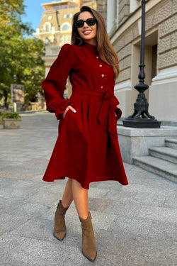 Rochie dama visiniu Diana Natalee Fashion
