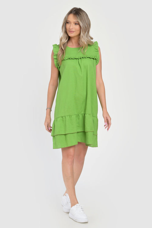 Natalee Fashion Rochie Rochie de zi verde Alessia