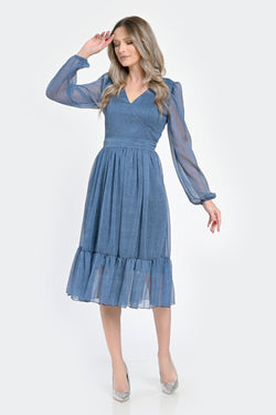 Natalee Fashion Rochie Rochie eleganta denim Danna