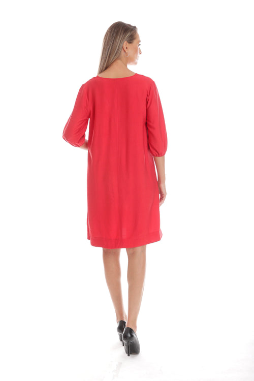 Rochie Eranthe A-line rosu Eranthe