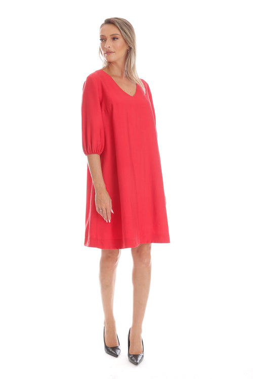 Rochie Eranthe A-line rosu Eranthe