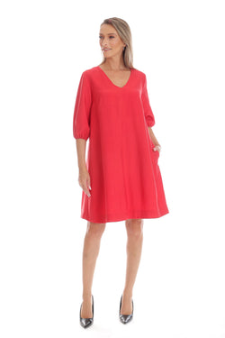 Rochie Eranthe A-line rosu Eranthe