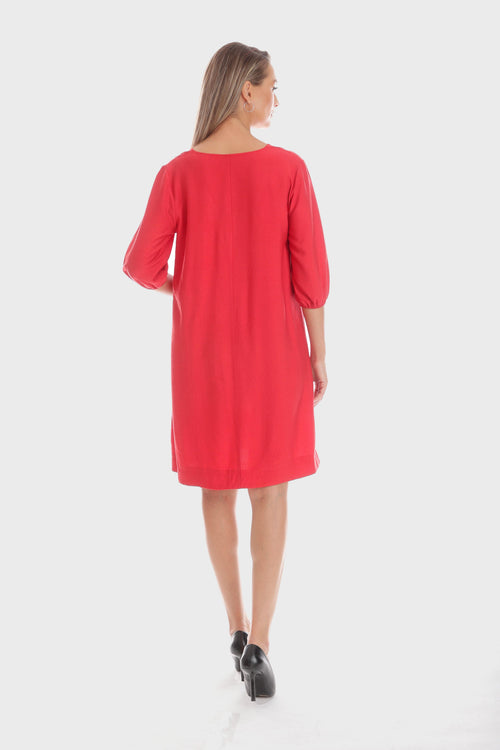 Rochie Eranthe A-line rosu Eranthe