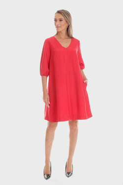Rochie Eranthe A-line rosu Eranthe