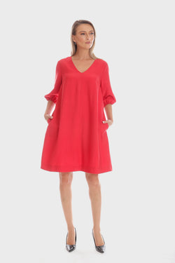 Rochie Eranthe A-line rosu Eranthe