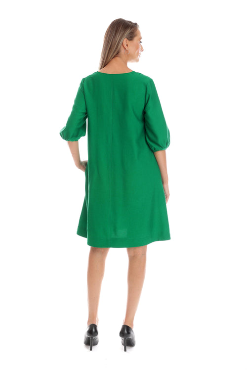 Rochie Eranthe A-line verde Eranthe