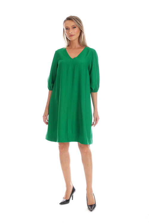 Rochie Eranthe A-line verde Eranthe