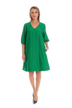Rochie Eranthe A-line verde Eranthe