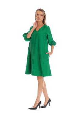 Rochie Eranthe A-line verde Eranthe