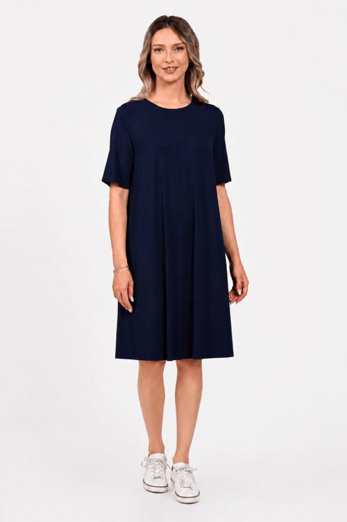 Rochie Eranthe casual bleumarin Eranthe