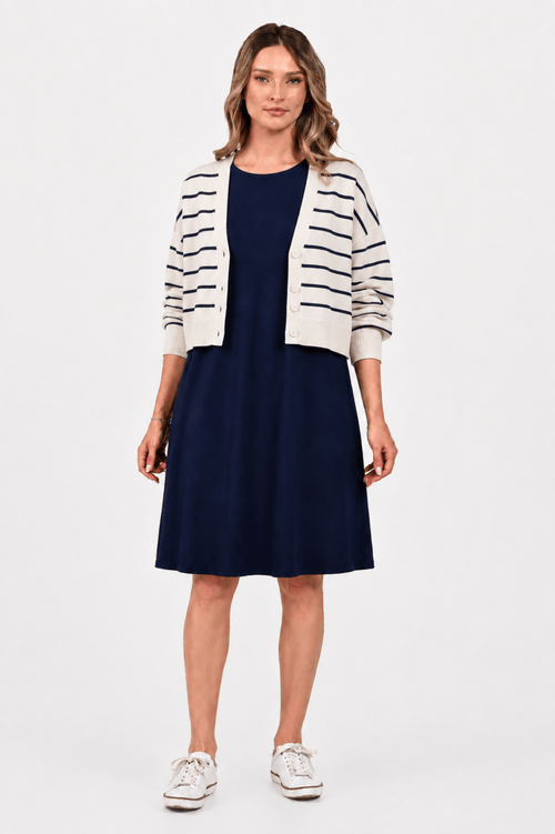Rochie Eranthe casual bleumarin Eranthe