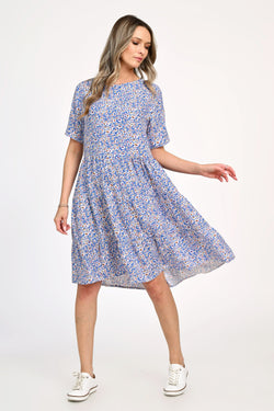 Rochie Eranthe cu volane Eranthe
