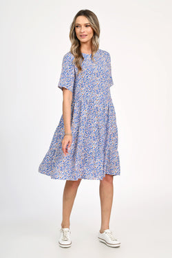 Rochie Eranthe cu volane Eranthe