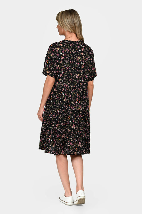 Rochie Eranthe de vara, cu volane Eranthe